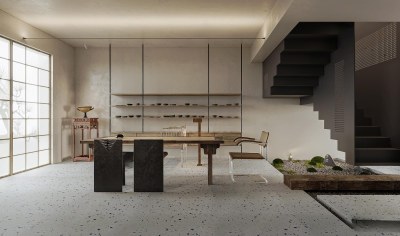 现代茶室3D模型下载